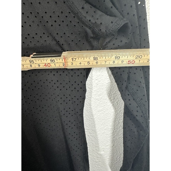 Zyia Active Shirt Womens Large Long Sleeve Perforated Crescent Moon Logo Gym - Picture 5 of 7